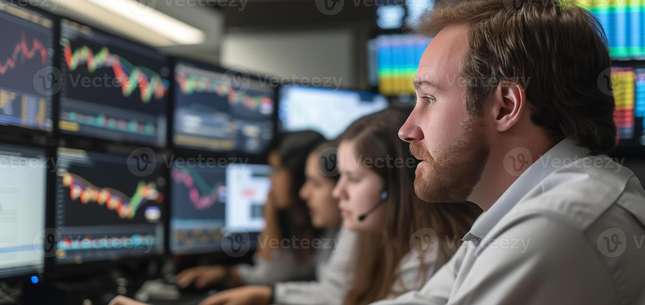 AI generated Mentor Teaching Aspiring Investors Stock Market Simulation