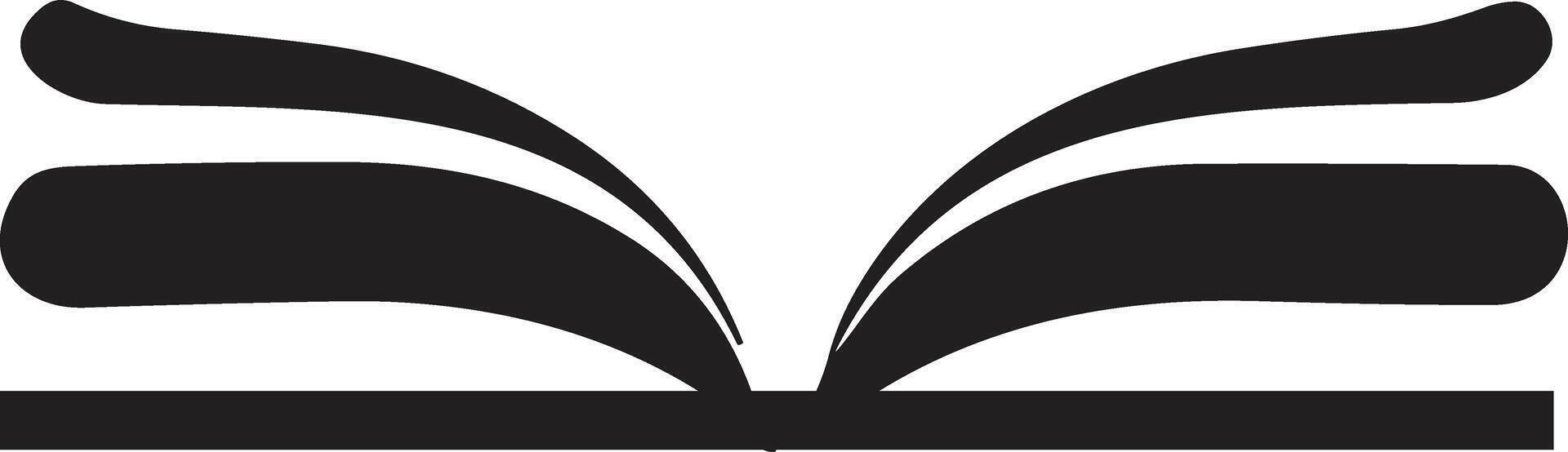 abierto libro logo o Insignia en librería concepto en Clásico o retro estilo vector