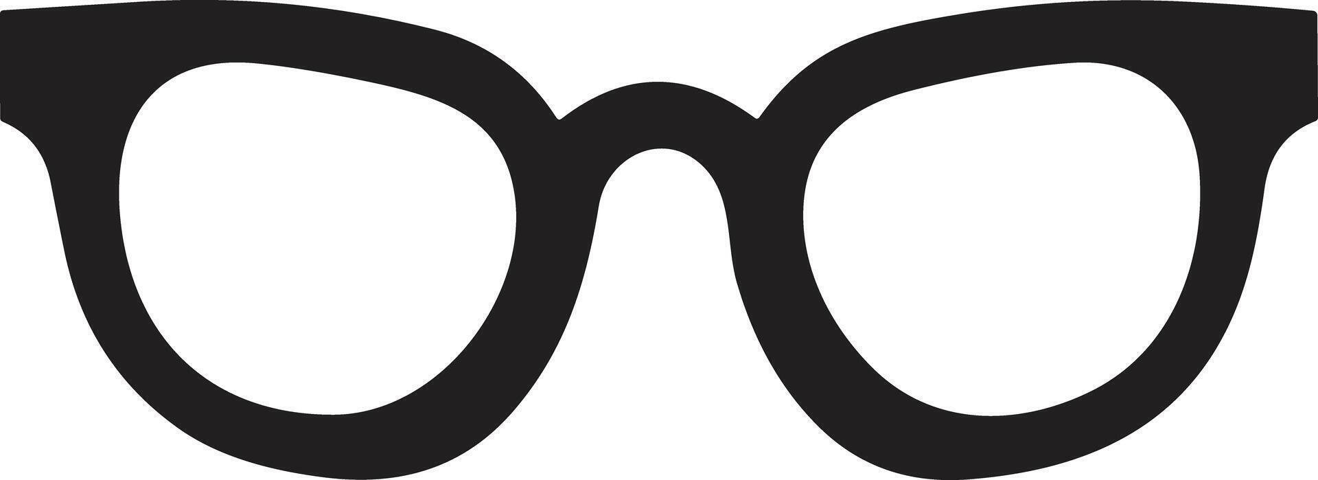 eyeglasses logo or badge in Vintage or retro style vector