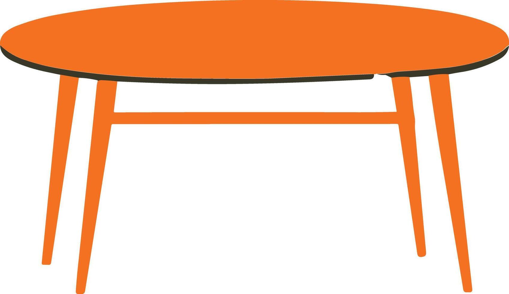 table flat style isolate on background vector