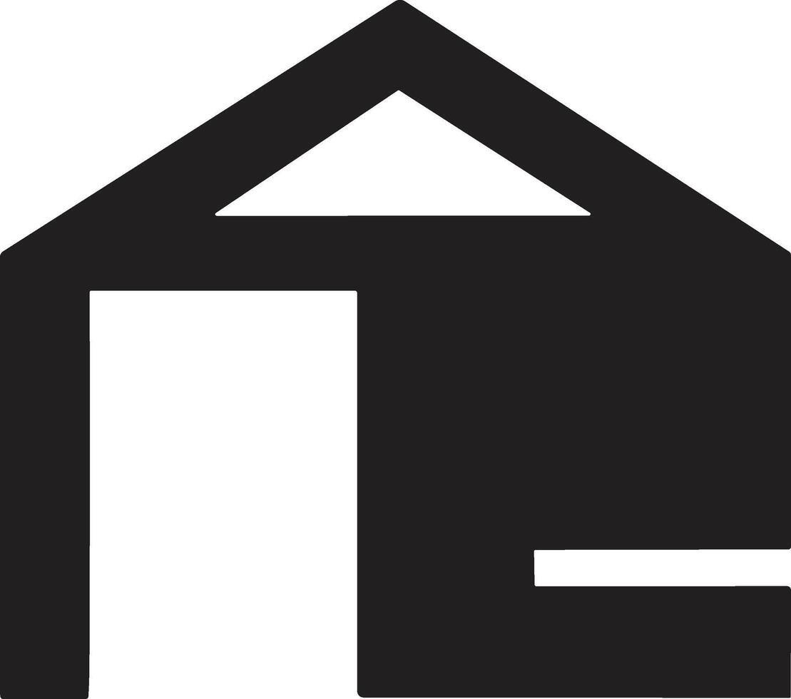houses and skyscrapers logo or badge in Vintage style vector