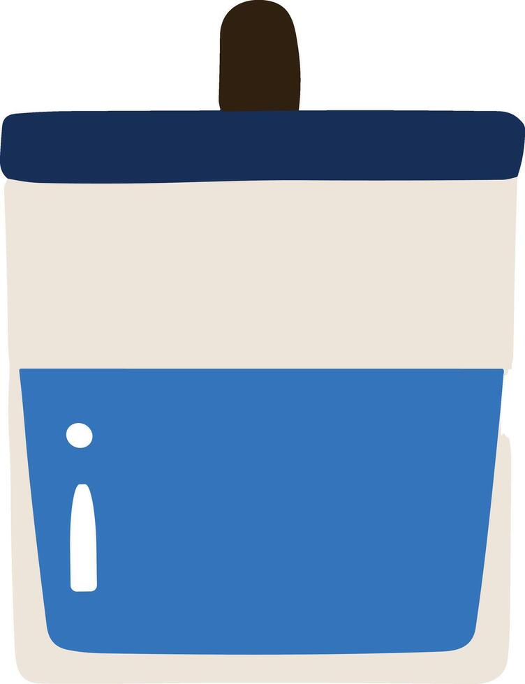 isolate coffee cup flat style on background vector