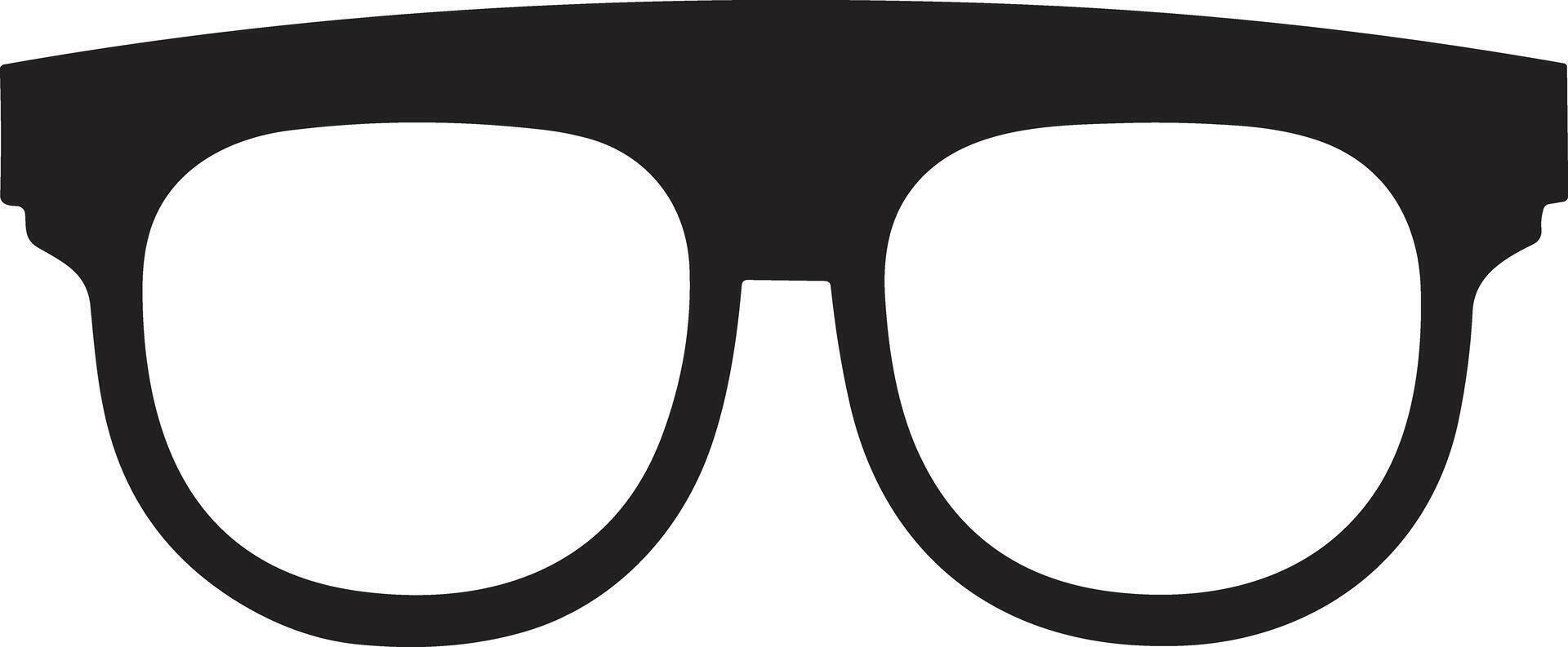 eyeglasses logo or badge in Vintage or retro style vector