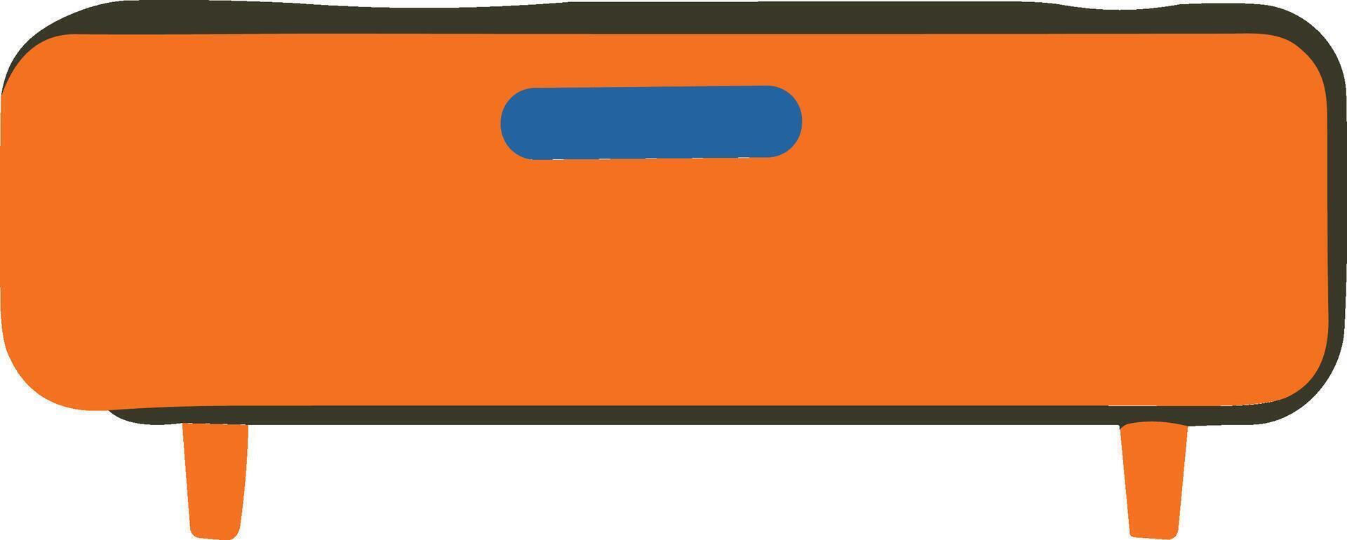 cupboard flat style isolate on background vector