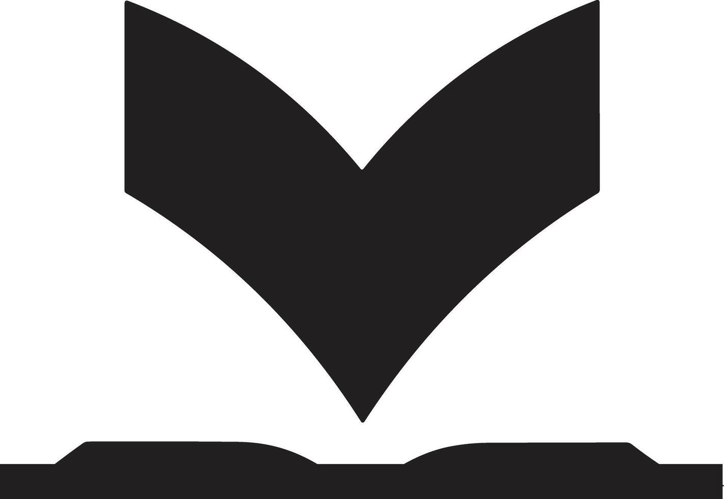 abierto libro logo o Insignia en librería concepto en Clásico o retro estilo vector