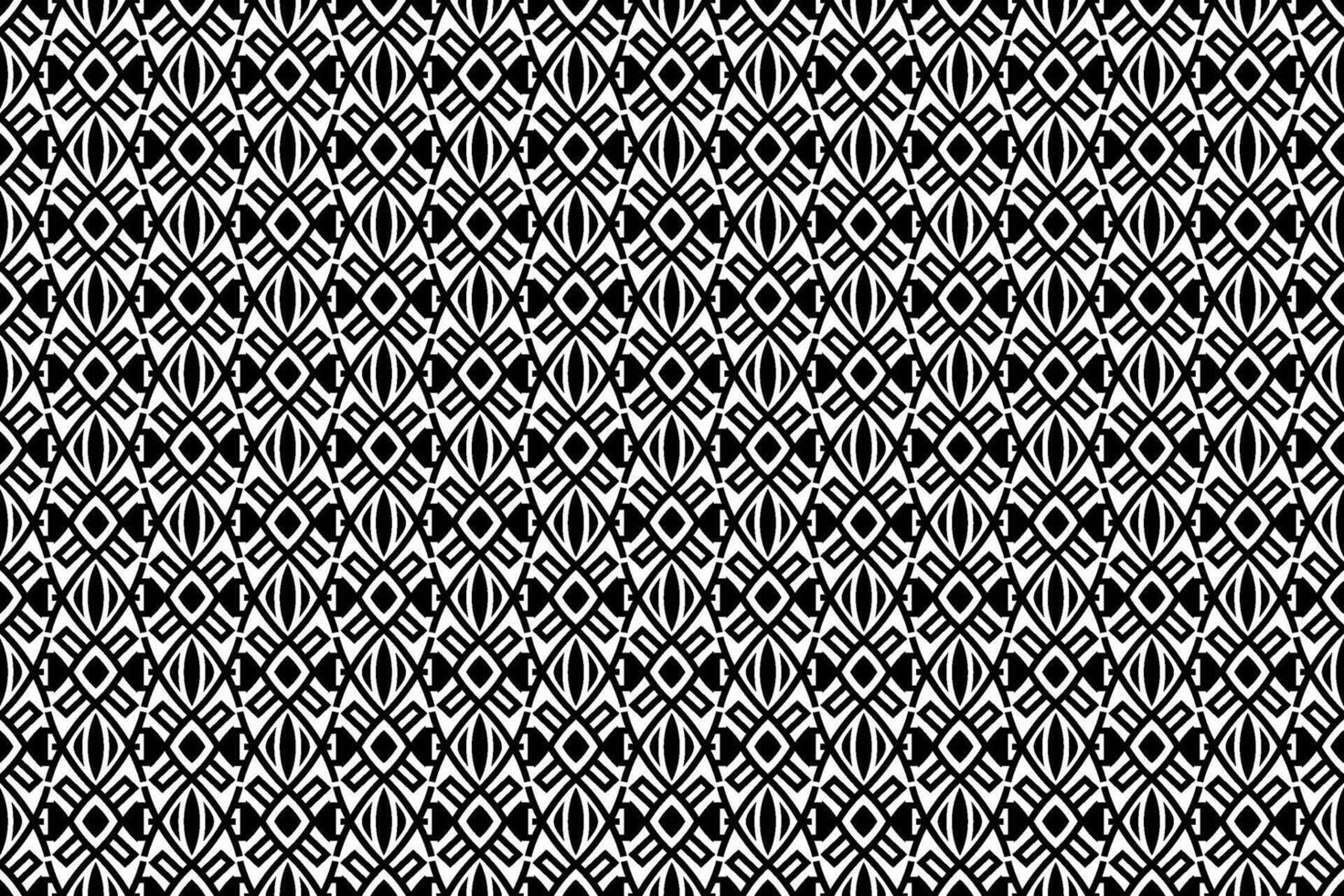 Monochrome black and white pattern. Abstract mosaic texture for fabric, print, table cloth, banner, cover, card, scarf, soft furniture, invitation, decoration, wrapping paper, interior, wallpaper. vector