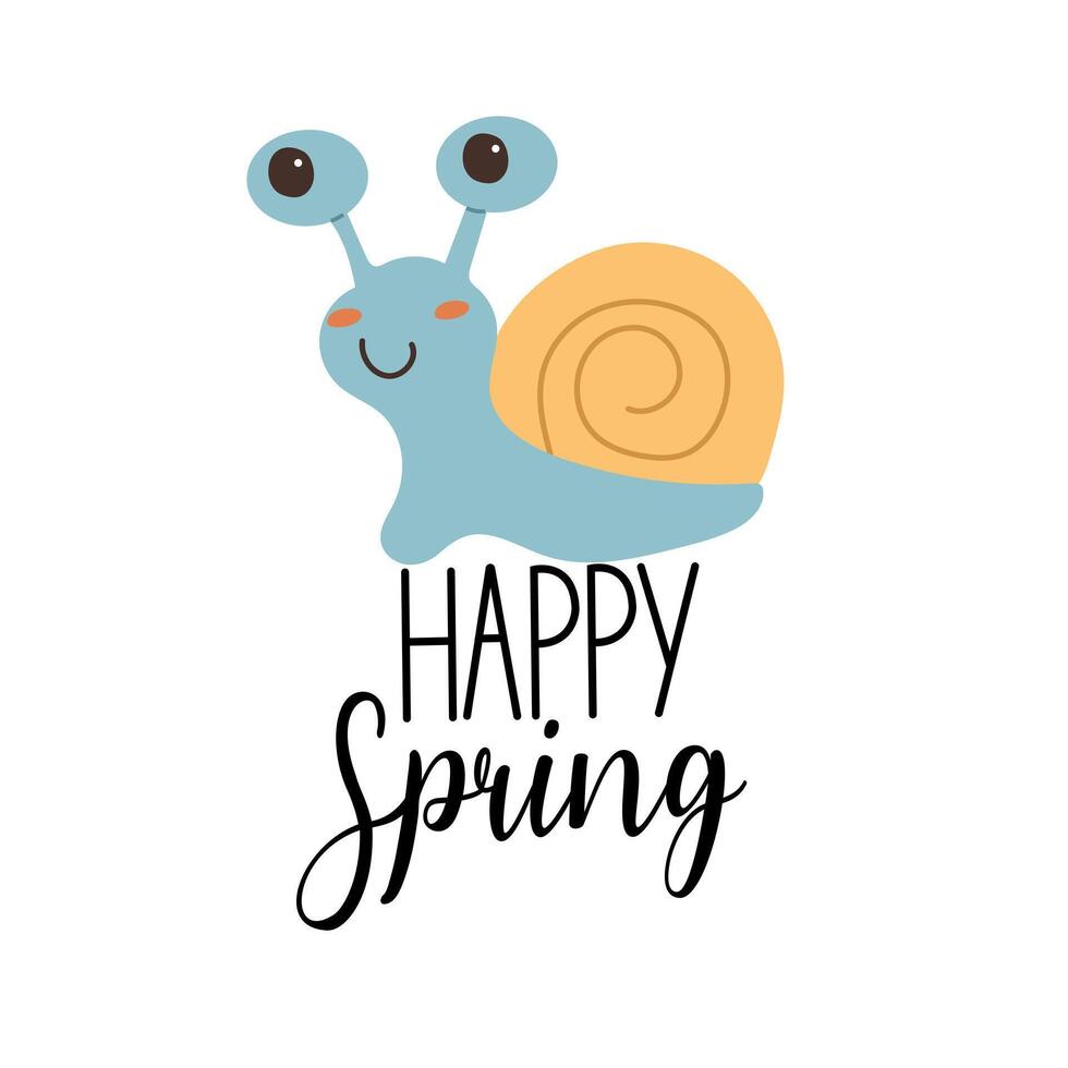 Hello spring quotes. Spring label with season calligraphy quotes, flowers. Positive phrases for stickers, postcards or posters. Vector illustration.