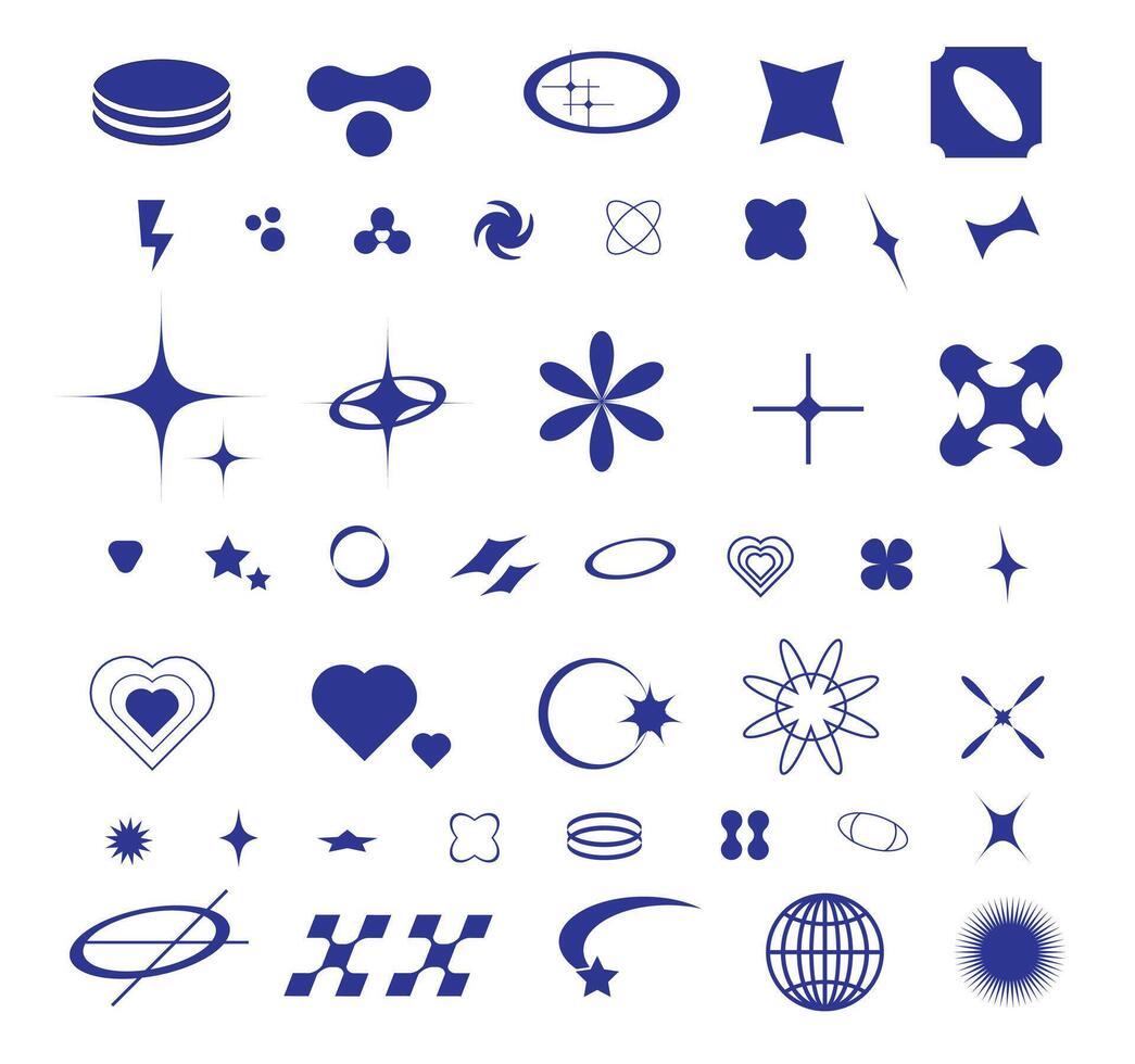 Y2k Symbols Vector Pack