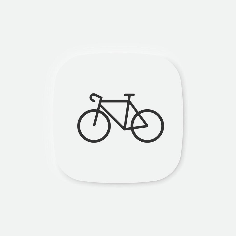 Bicycle icon. Bike symbol. Wheel signs. Vector isolated sign.