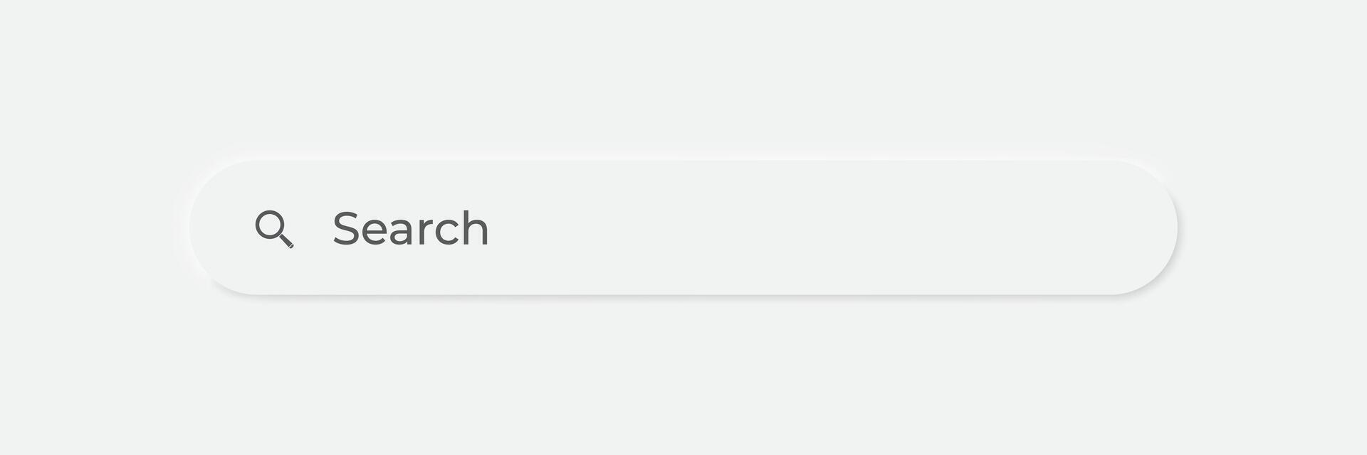 Search form in the website. Search interface bar browser icon. Web find template. UI UX design site. Vector illustration.