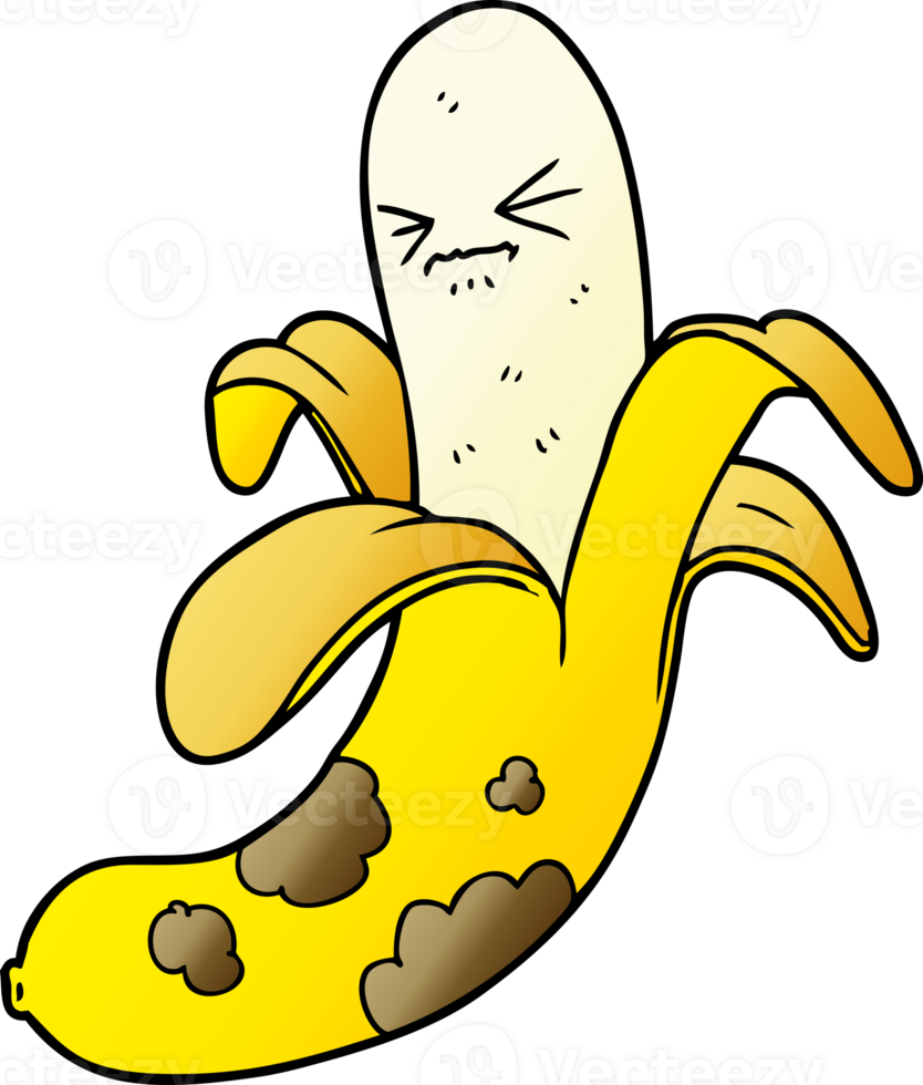 cartoon rotten banana png