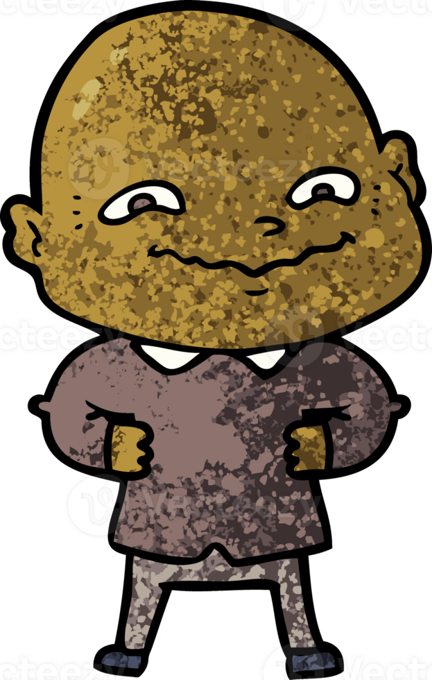 cartoon creepy guy png