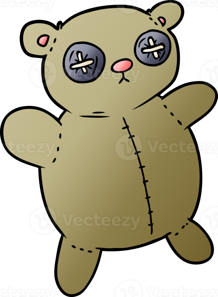 old teddy bear cartoon png