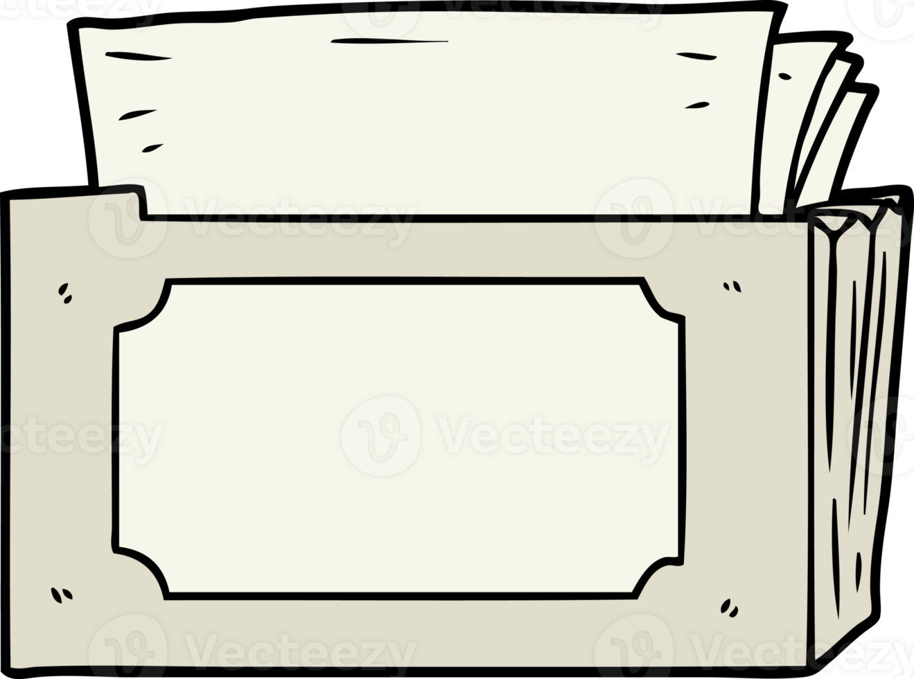 cartoon folder of files png