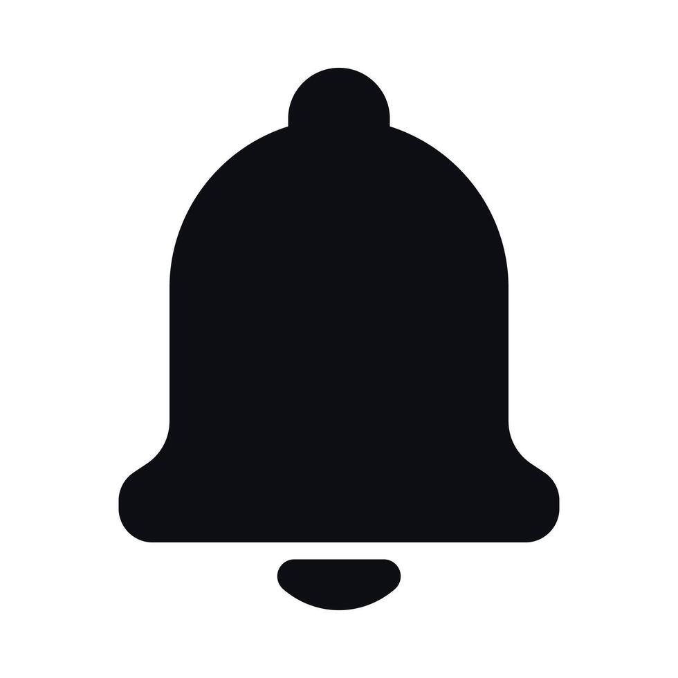 Bell Icon - Notification Symbol vector