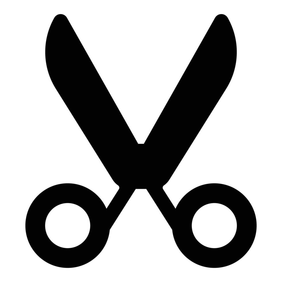 Scissors Icon - Cutting Tool Symbol vector