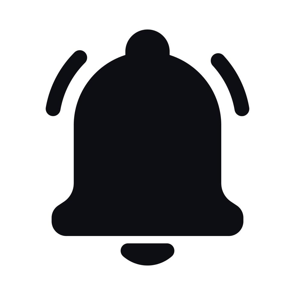 Bell Icon - Notification Symbol vector