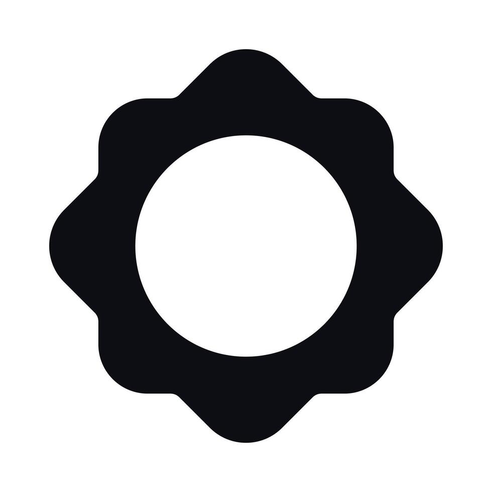 Cog Wheel Settings Icon - Gear Symbol vector