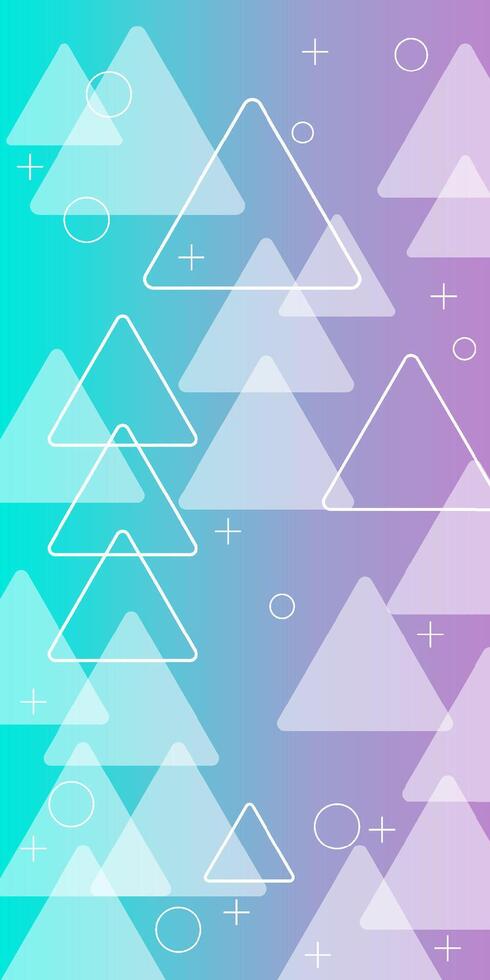 gradient round triangle shape abstract geometric dynamic for business finance and technology gradient background vector