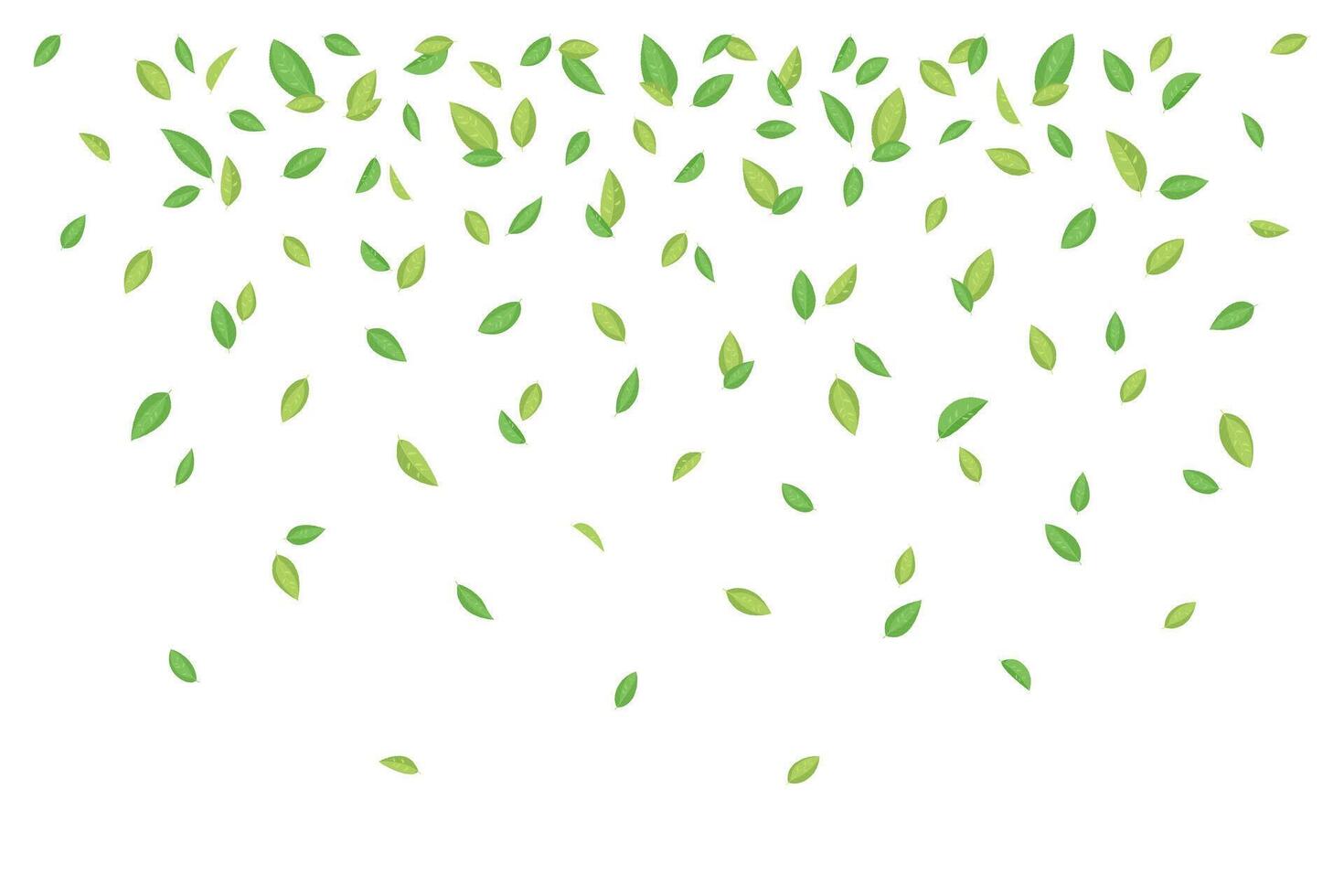 volador verde té hojas. vector ilustración para cubrir, bandera, póster, tarjeta, web y embalaje.
