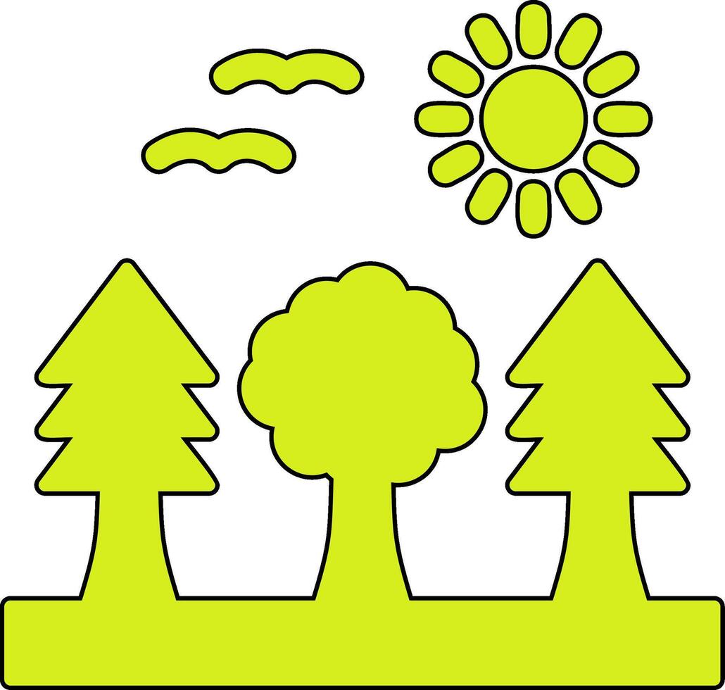 Forest Vector Icon