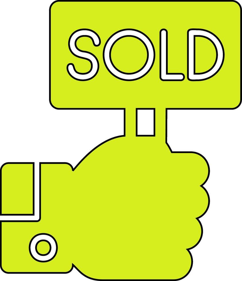 Sold Vector Icon