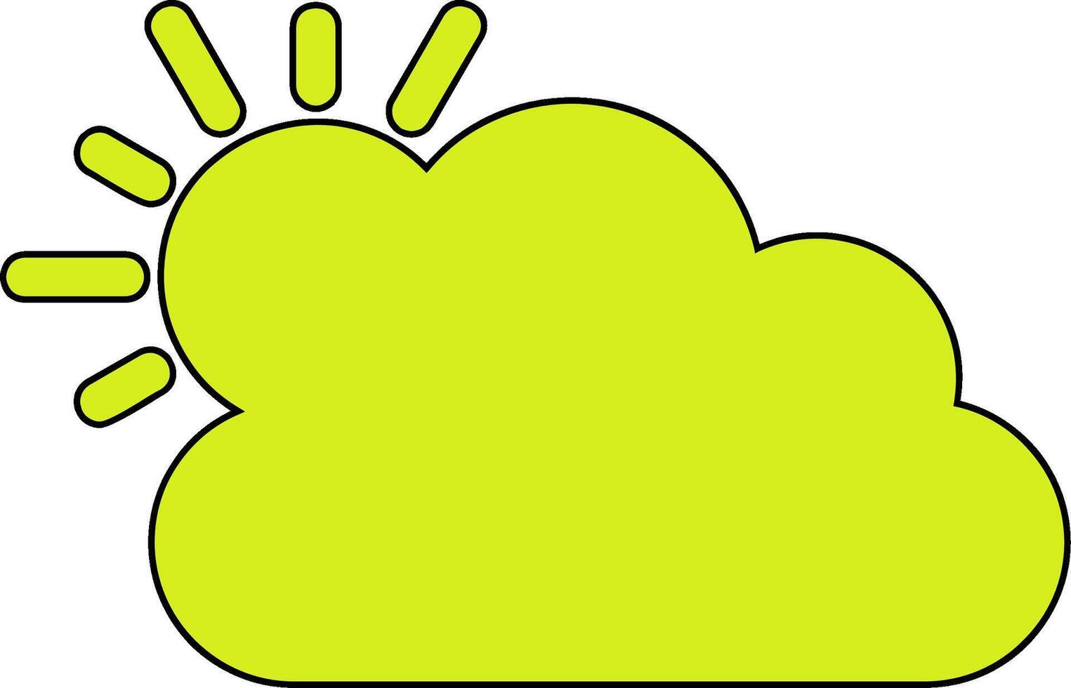 Cloudy Vector Icon