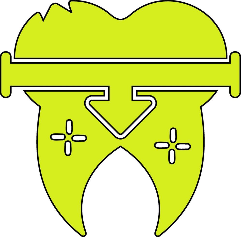 dental vector icono