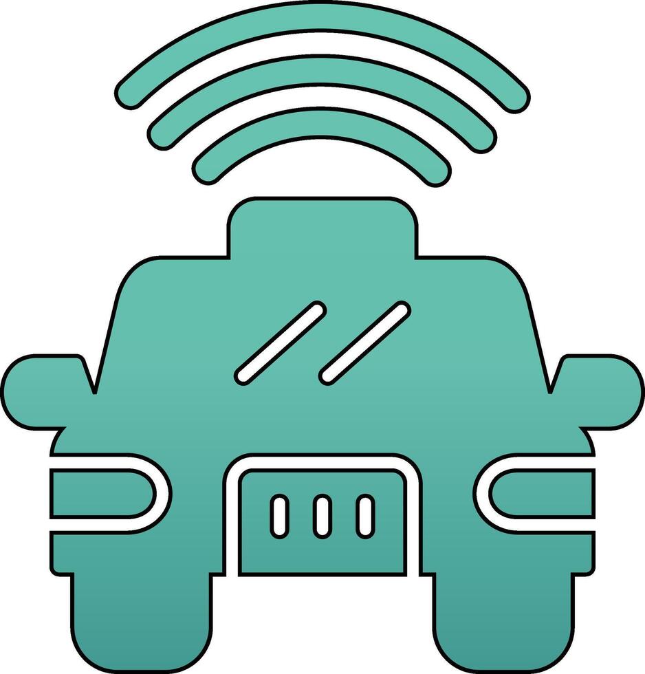 Smart Car Vector Icon