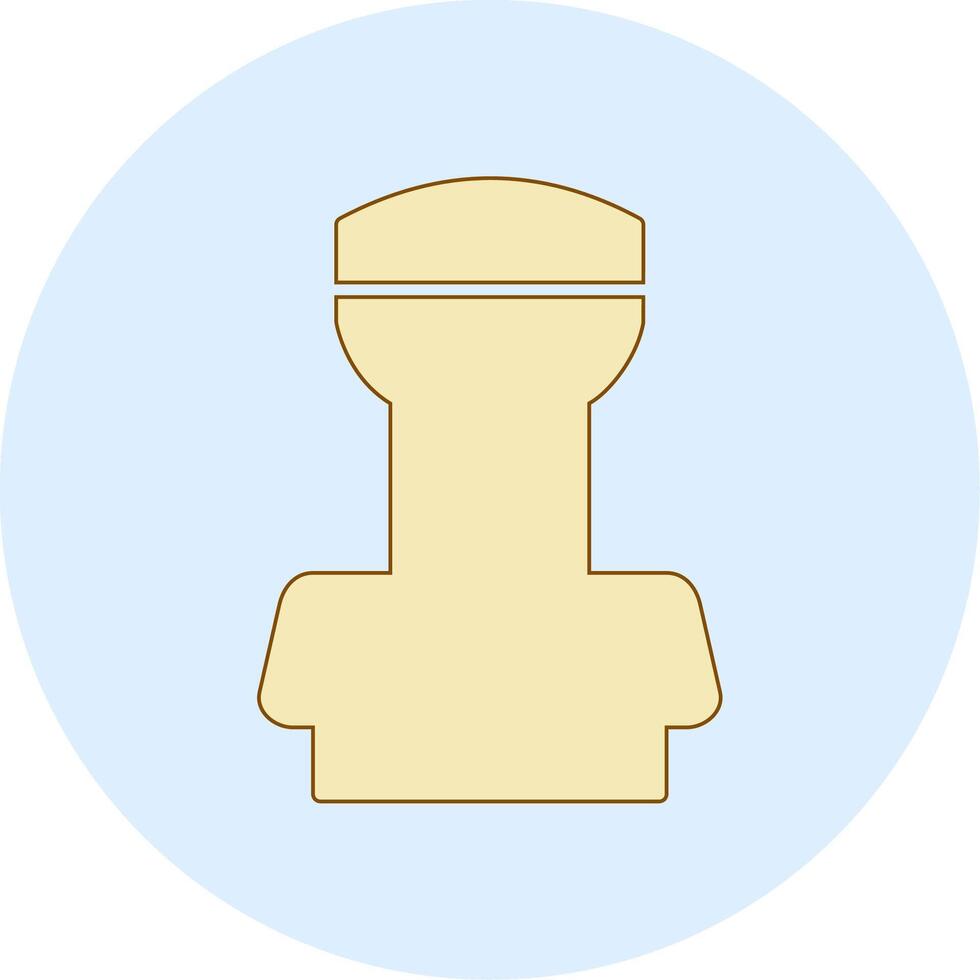 glyph outline circle vector