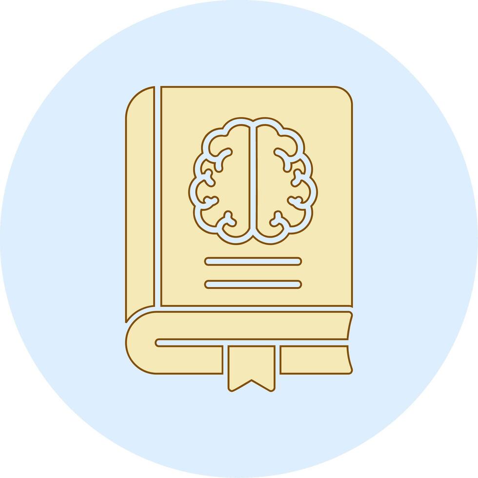 neurología libro vector icono