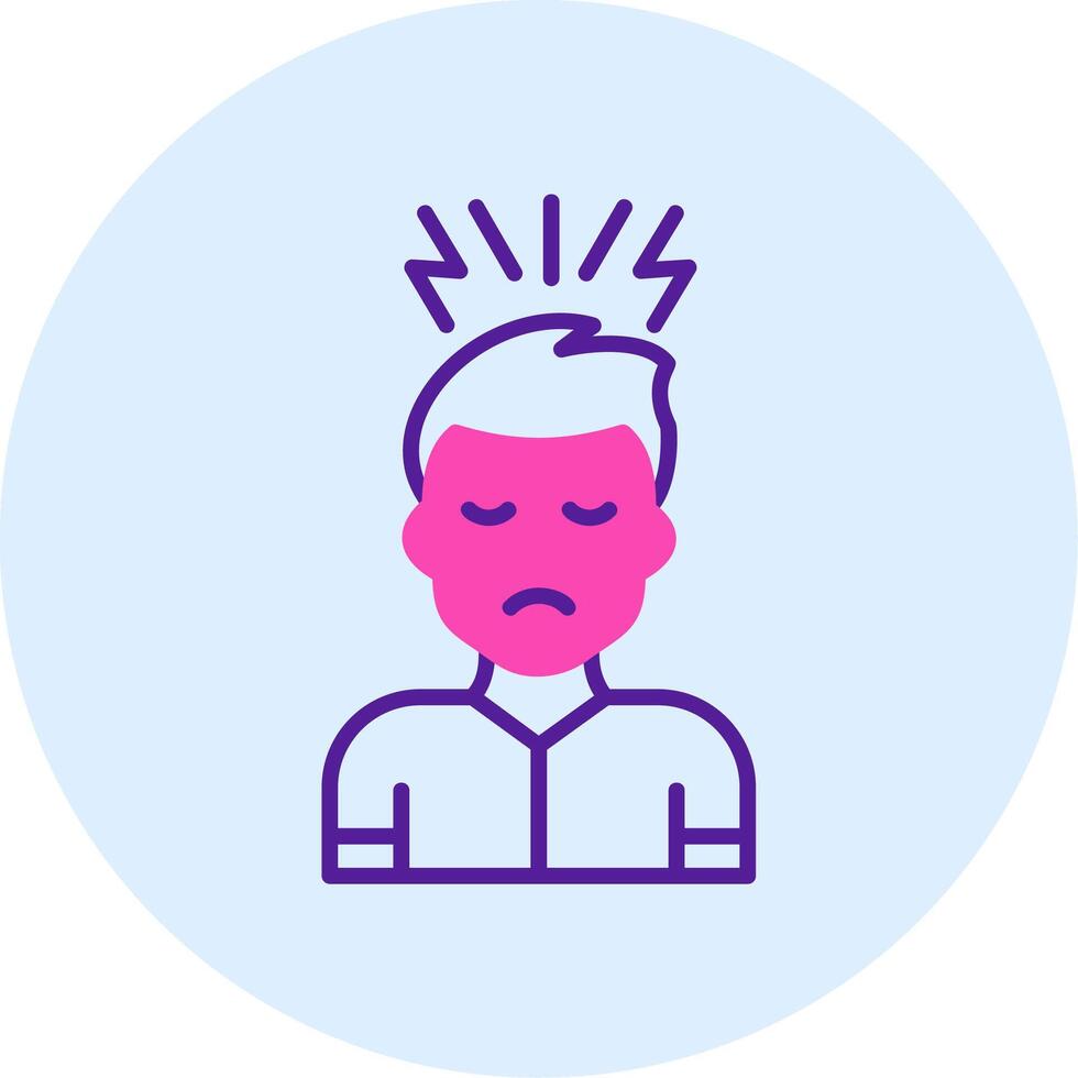Stress Vector Icon