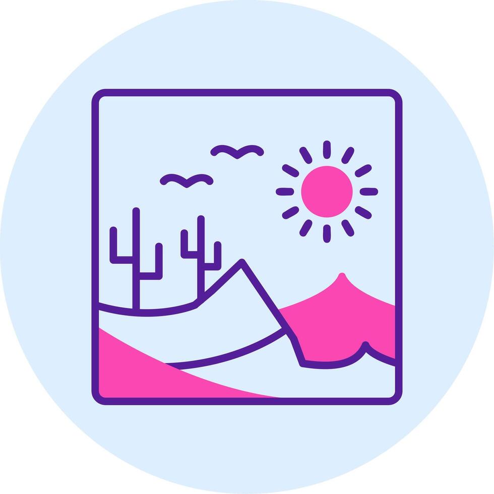 Desert Vector Icon