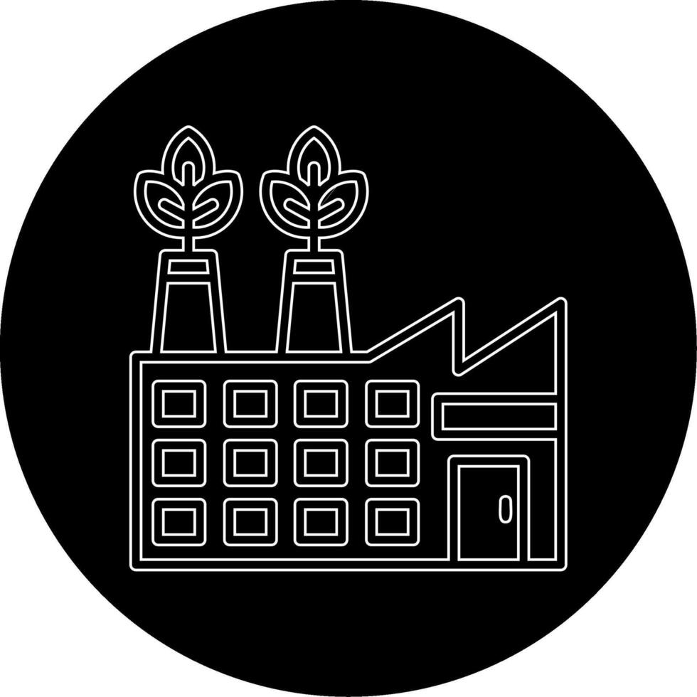 Eco Factory Vector Icon
