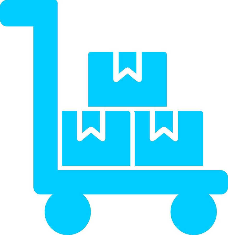 Factory Trolley Vector Icon