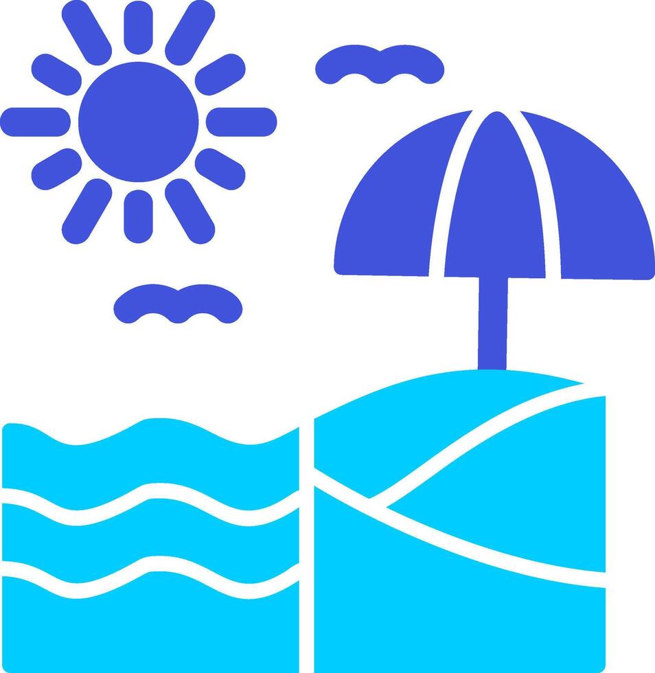 Beach Vector Icon