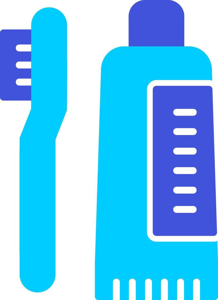Tooth Cleaning Vector Icon