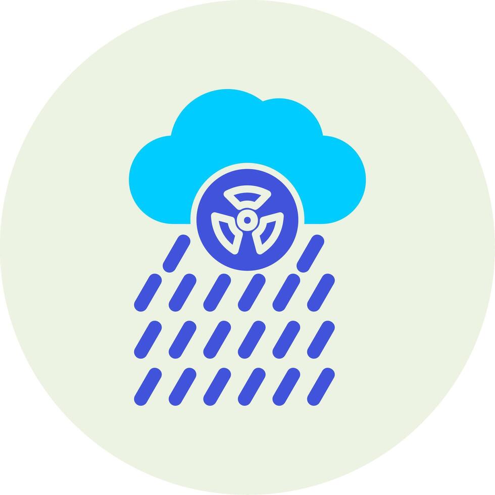 Acid Rain Vector Icon