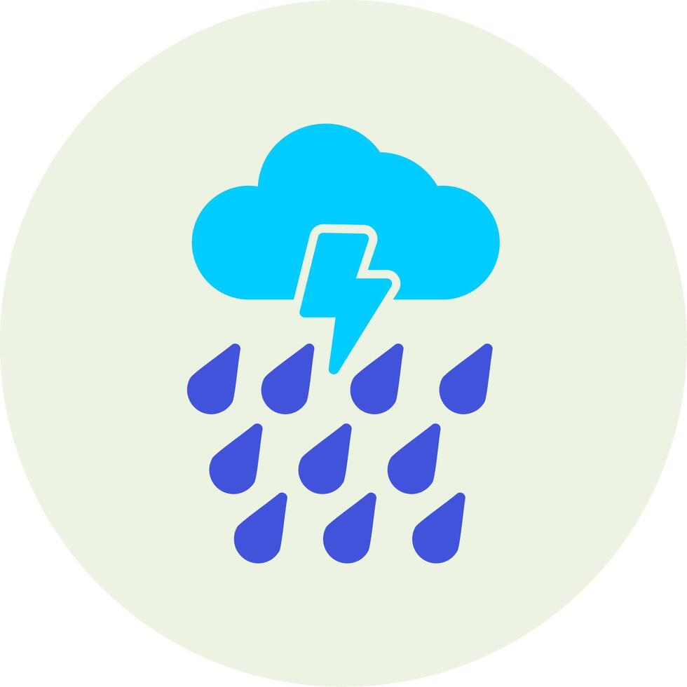 Rain Vector Icon