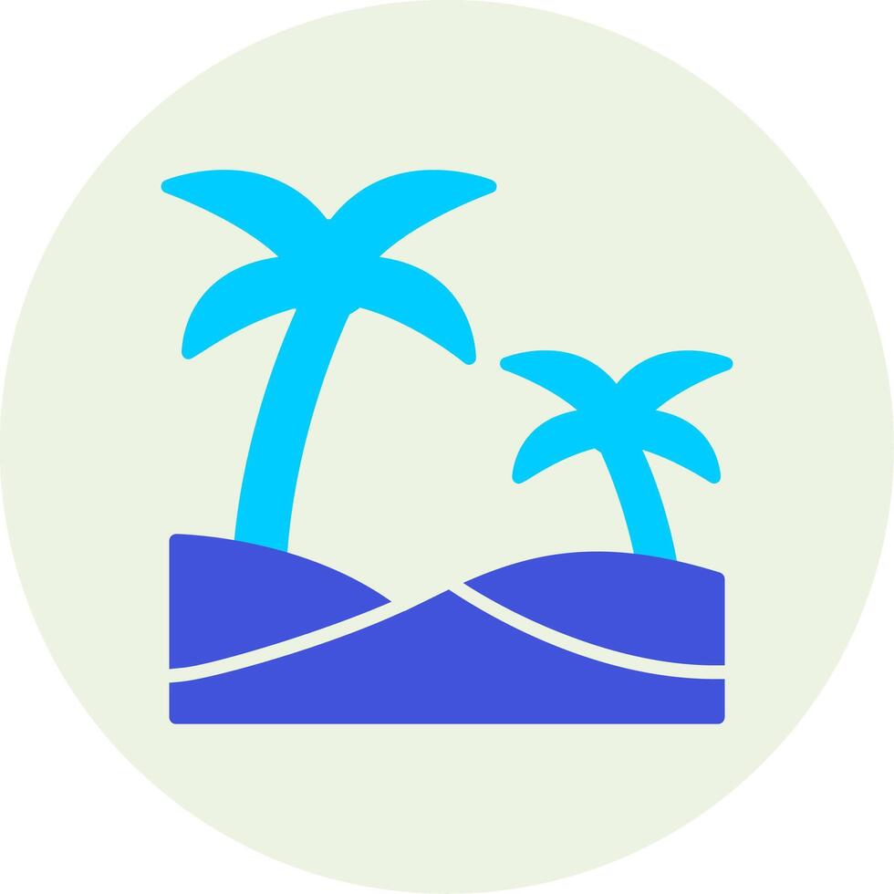 Oasis Vector Icon