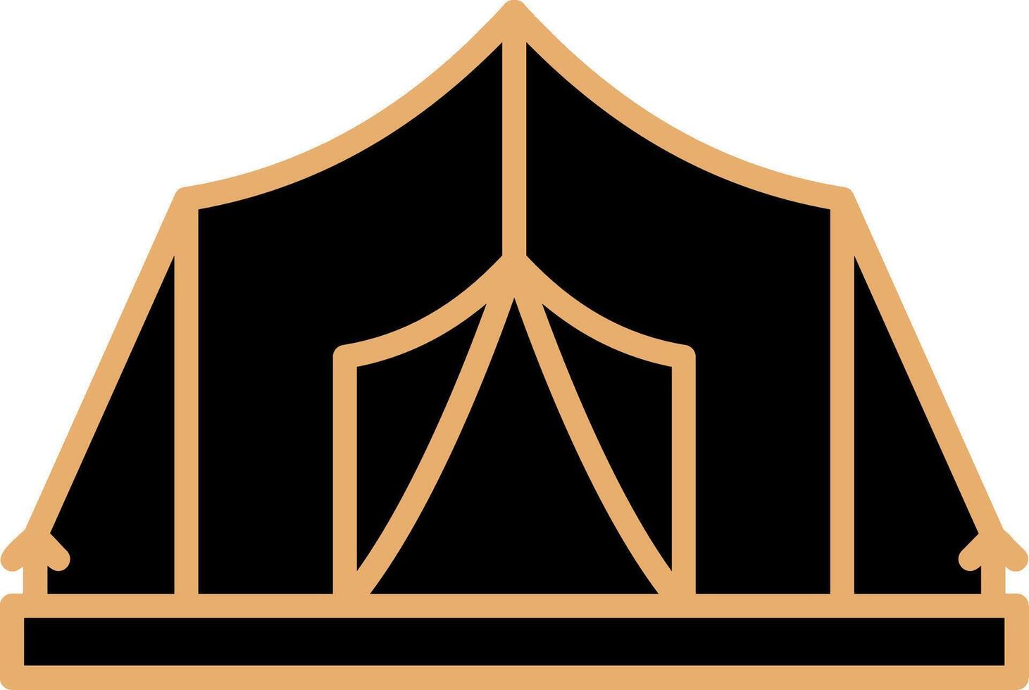 Tent Vector Icon