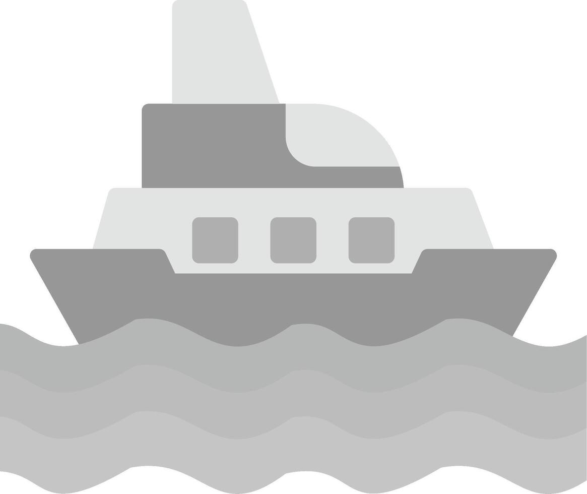 icono de vector de barco