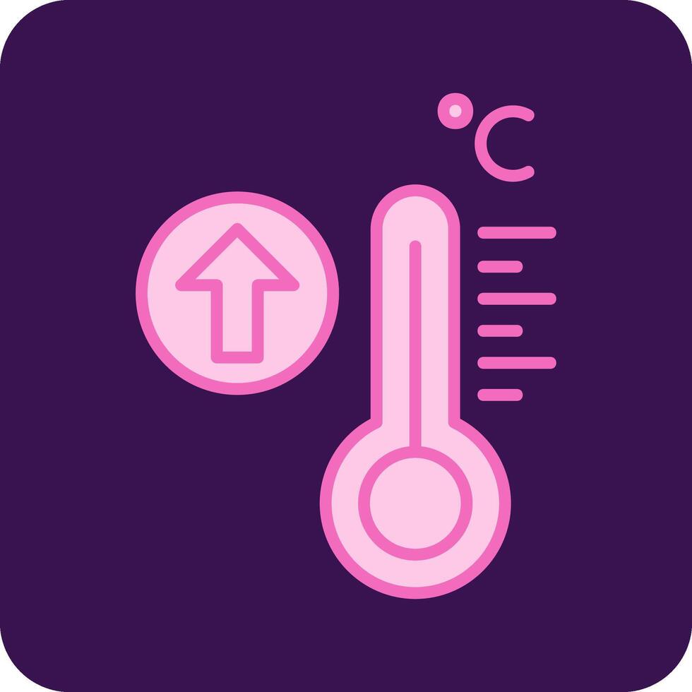 High Temperature Vector Icon