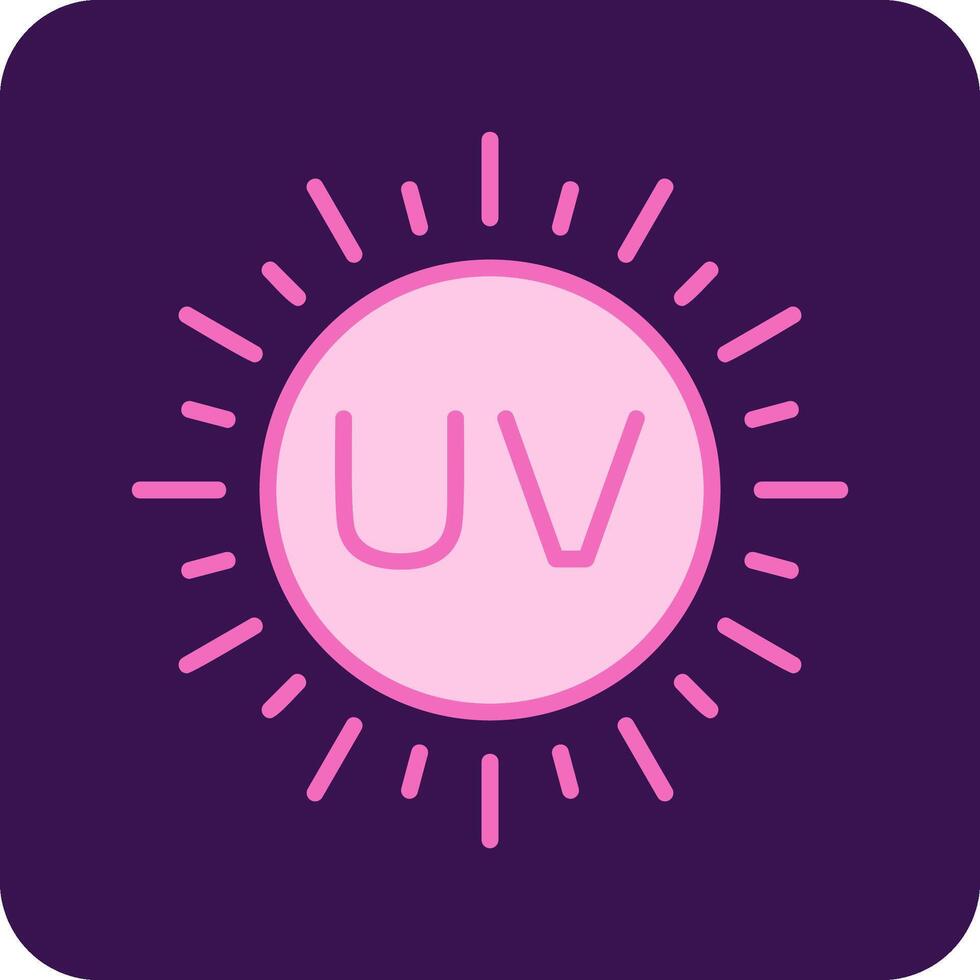 Ultravoilet Vector Icon