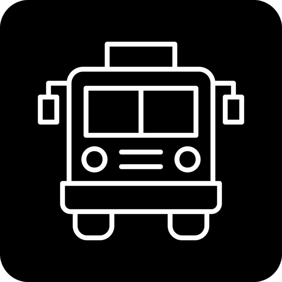 icono de vector de bus