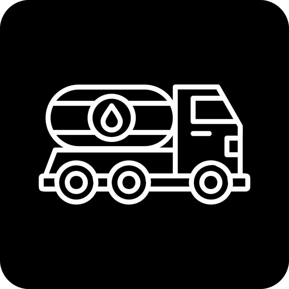 Oil Truck Vector Icon