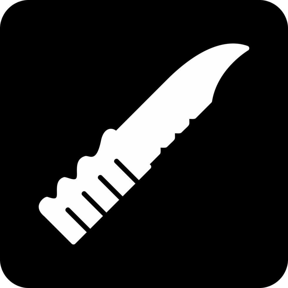 icono de vector de cuchillo