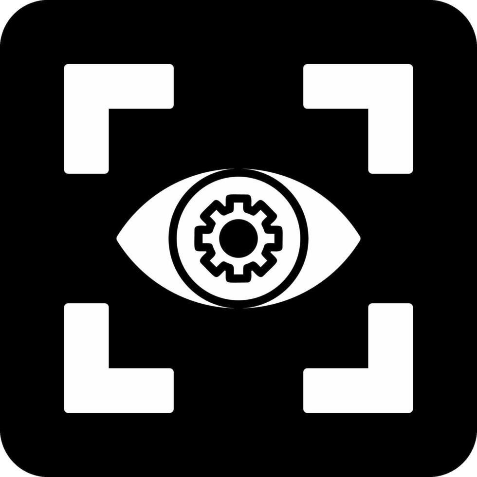 icono de vector de visión