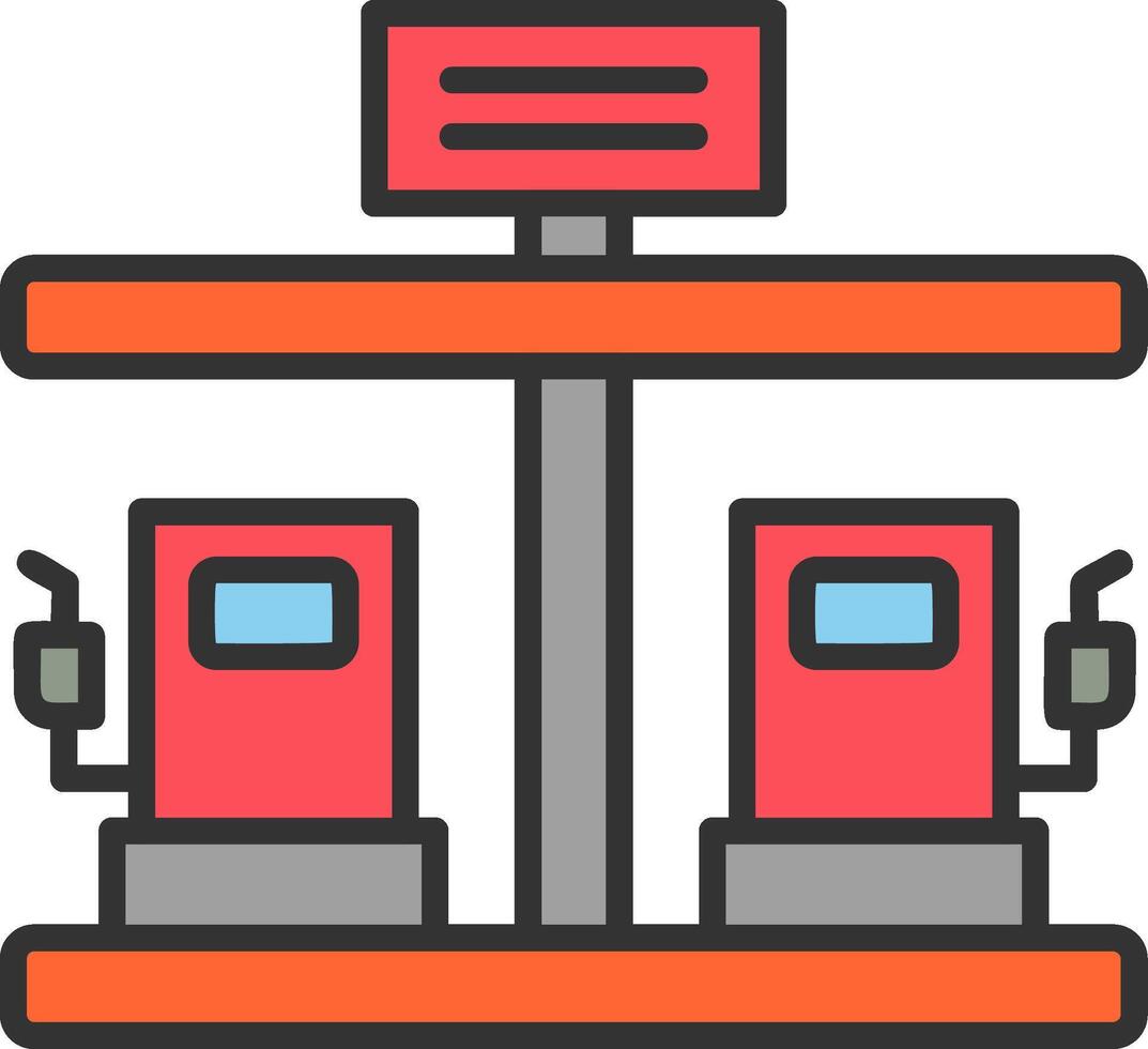 Fuel station Vector Icon