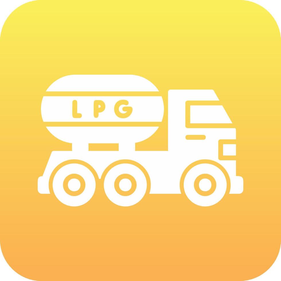 Gas Truck Vector Icon